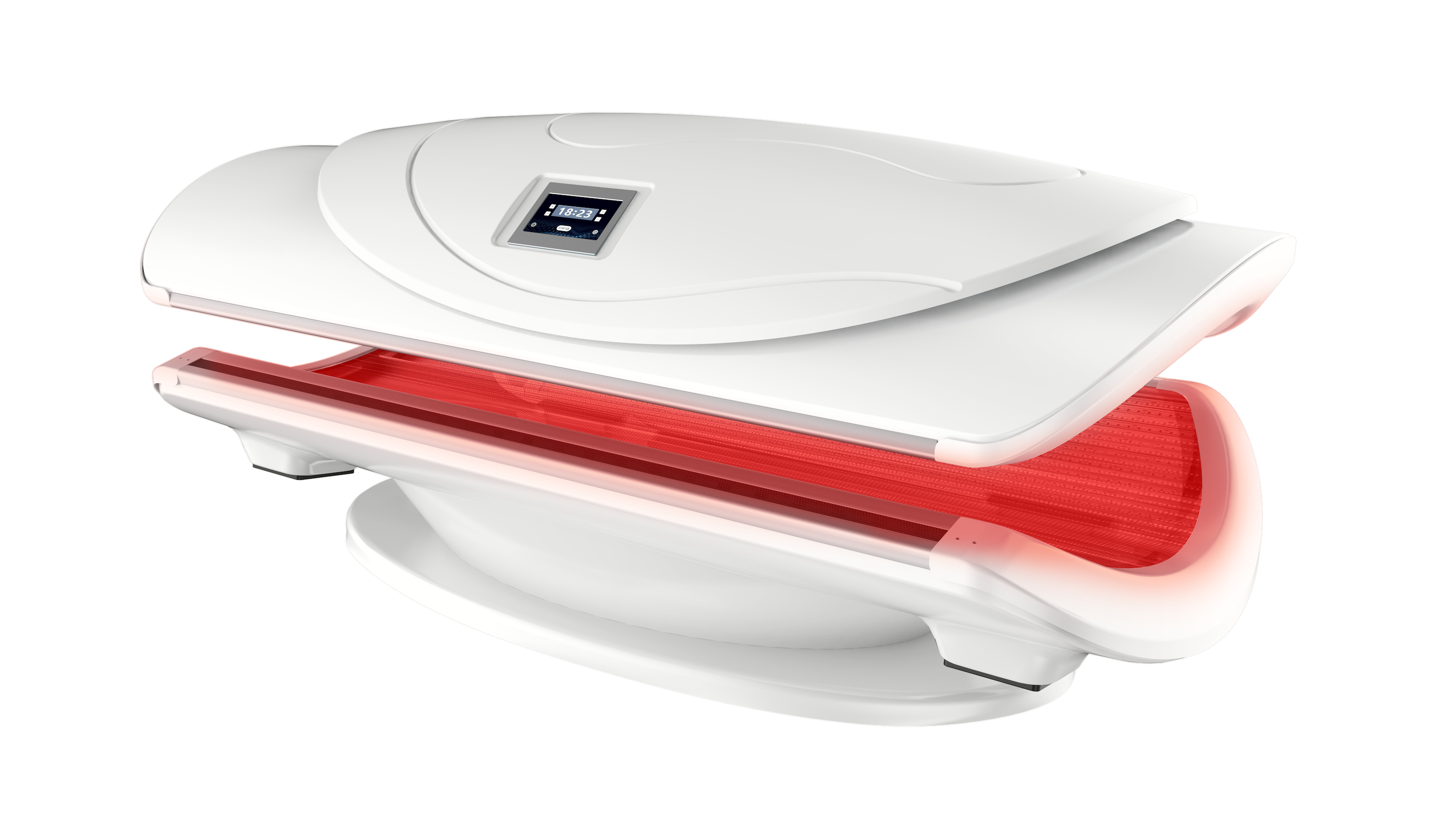 Rotlicht-Bett Bonvida Orbit (Weiss) - Lichtbasiertes Wellness-System (12-14 Wochen Lieferzeit)